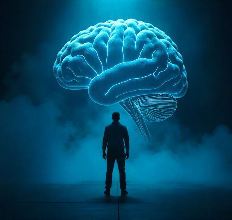 A human reflecting on a machine level thinking